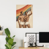 gay pride poster (Thuiskantoor)