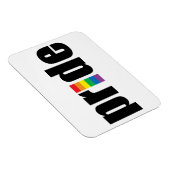 Gay Pride Premium Magnet Magneet (Rechterzijde)