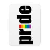 Gay Pride Premium Magnet Magneet (Verticaal)