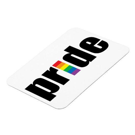 Gay Pride Premium Magnet Magneet (Linkerzijde)
