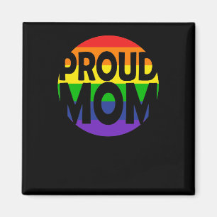 Gay Pride Proud Ma LGBT bovenouderMoederdag Magneet
