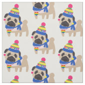 Gay Pride Pug - Funny Pet Stof (Swatch)