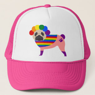 Gay Pride Pug T - shirts en Gifts Trucker Pet