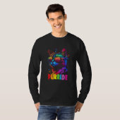 Gay Pride Purride  Cat LGBT Pride Month Equality T-shirt (Voorkant volledig)
