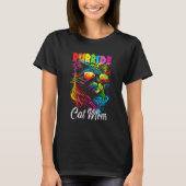 Gay Pride Purride Kat Moeder LGBT Pride Maand Scha T-shirt (Voorkant)