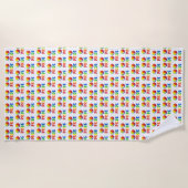 Gay PRIDE Rainbow Beach Ball Beachball LGBT Strandlaken (Voorkant)