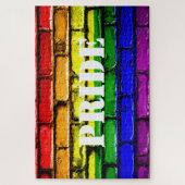 Gay PRIDE Rainbow Brick PUZZEL (Verticaal)