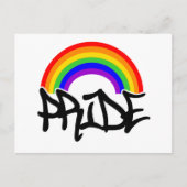 Gay Pride Rainbow Briefkaart (Voorkant)