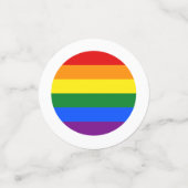 Gay Pride Rainbow Confetti (Kleine voorkant)