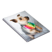 Gay Pride Rainbow Dog | Yorkshire Terrier Notitieboek (Rechterzijde)