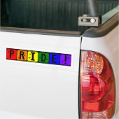 Gay Pride Rainbow Filmstrip Bumpersticker (Op Truck)