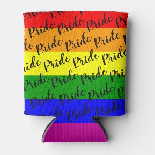 Gay Pride Rainbow Flag Blikjeskoeler (Voorkant)