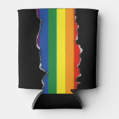 Gay pride Rainbow Flag Blikjeskoeler (Voorkant)