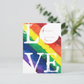 Gay Pride Rainbow Flag Briefkaart (Staand voorkant)