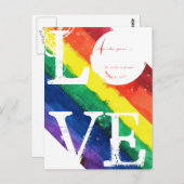 Gay Pride Rainbow Flag Briefkaart (Voorkant / Achterkant)