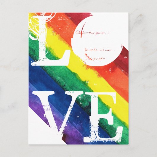 Gay Pride Rainbow Flag Briefkaart (Voorkant)