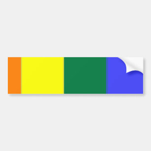 Gay Pride Rainbow Flag Bumpersticker