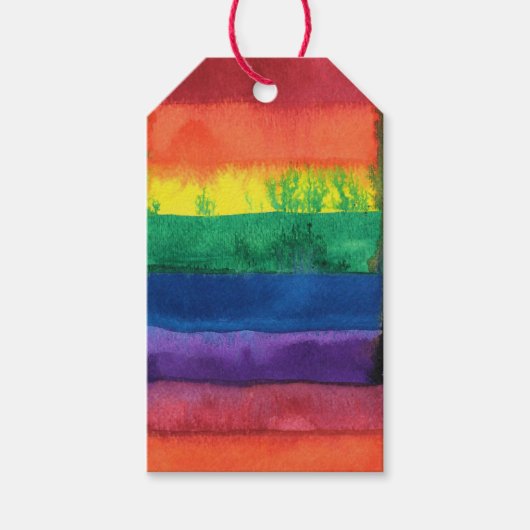 Gay Pride Rainbow Flag Cadeaulabel (Voorkant)