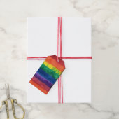 Gay Pride Rainbow Flag Cadeaulabel (Met Touw)