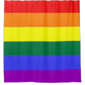 Gay Pride Rainbow Flag Douchegordijn (Voorkant)
