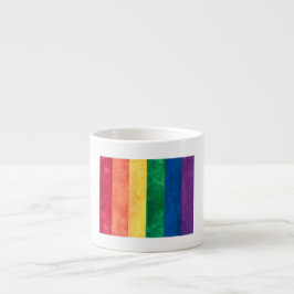 Gay Pride Rainbow Flag Espresso Kop