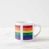 Gay Pride Rainbow Flag Espresso Kop (Rechts)