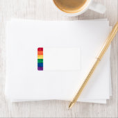 Gay Pride Rainbow Flag Etiket (Insitu)