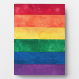 Gay Pride Rainbow Flag Fotoplaat