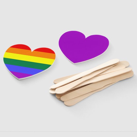 Gay Pride Rainbow Flag Handwaaier