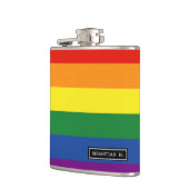 Gay pride Rainbow Flag Heupfles (Links)