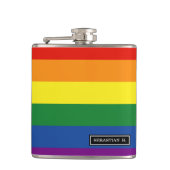 Gay pride Rainbow Flag Heupfles (Voorkant)