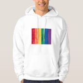 Gay Pride Rainbow Flag Hoodie (Voorkant)