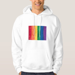 Gay Pride Rainbow Flag Hoodie