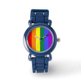 Gay Pride Rainbow Flag Horloge