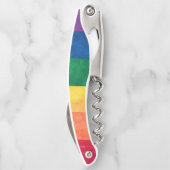 Gay Pride Rainbow Flag Kurkentrekker (Achterkant)