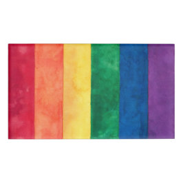 Gay Pride Rainbow Flag Naambadge