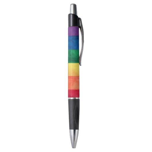 Gay Pride Rainbow Flag Pen (Achterkant (Verticaal))