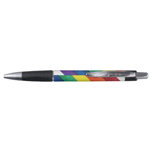 Gay Pride Rainbow Flag Pen (Achterkant)