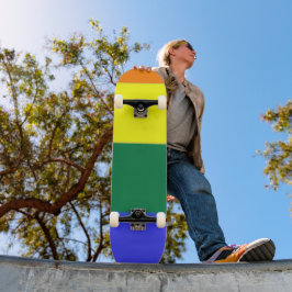 Gay Pride Rainbow Flag Persoonlijk Skateboard