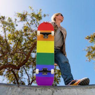Gay Pride Rainbow Flag Persoonlijk Skateboard