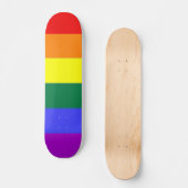 Gay Pride Rainbow Flag Persoonlijk Skateboard (Voorkant)