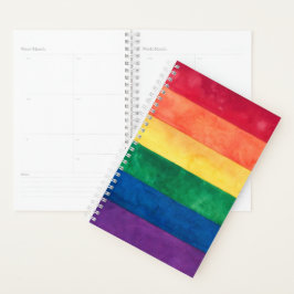 Gay Pride Rainbow Flag Planner