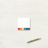 Gay Pride Rainbow Flag Post-it® Notes (Op bureau)