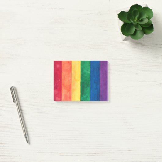 Gay Pride Rainbow Flag Post-it® Notes (Kantoor)