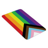 Gay Pride Rainbow Flag Progressive LGBTQIA+ Magneet (Rechterzijde)