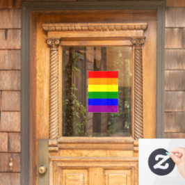 Gay Pride Rainbow Flag Raamsticker