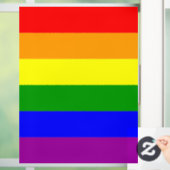Gay Pride Rainbow Flag Raamsticker (Huis)