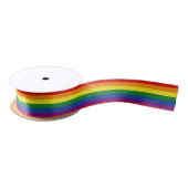Gay pride Rainbow Flag Satijnen Lint (Spoel)