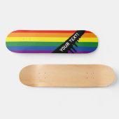 Gay pride Rainbow Flag Skateboard (Horizontaal)