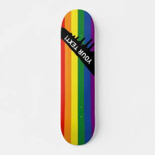 Gay pride Rainbow Flag Skateboard